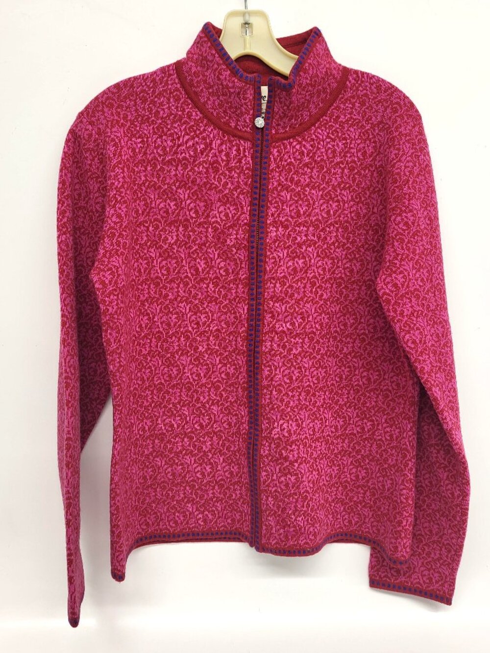 NWOT NEVE DESIGN MAYA  Full Zip 100% Wool Sweater - Large